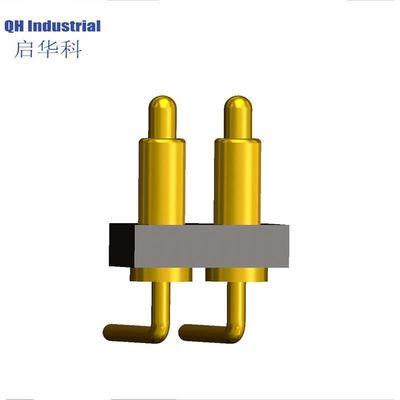 acheter Magnet de haute précision Pogo pin contact d'angle droit homme et femme portable 2Pin Pogo pin connecteur de chargeur online manufacture