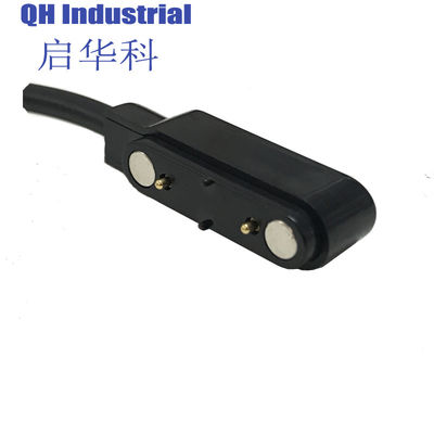 acheter 2Pin 10mm Pitch Force de printemps PCB connecteur connecteur de câble à broche magnétique pogo online manufacture