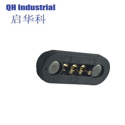 Des échantillons sont disponibles Connecteur à 3 broches à force magnétique forte de 2,54 mm de hauteur de piqûre Pogo Pin Connecteur magnétique pour produit électronique