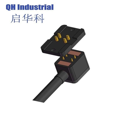 Bon prix 2.8mm couplage de la hauteur du câble USB magnétique portable connecteur de charge de l'appareil 4 broches Pogo Pin connecteur magnétique