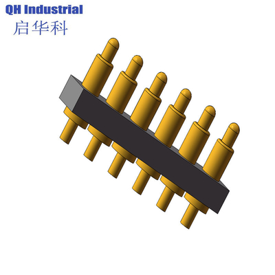 Nouveau panneau de pilotage d'origine modulaire contact de ressort 6 broches imprimante connecteur de broche pogo 1.27mm Pitch