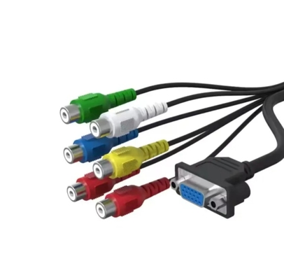 HD-MI à câble RCA 1080P 5ft HD-MI mâle à 3 RCA femelle vidéo audio AV connecteur câble adaptateur émetteur pour télévision HDTV DVD