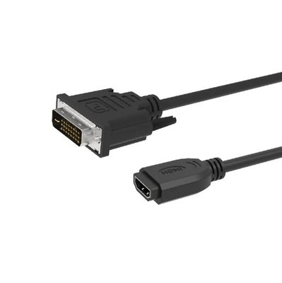 OEM ODM 24K plaqué en or DVI à HDMI câble Femme HDMI à DVI câble 24 + 1 broche haute vitesse Pour 1080P HD Adaptateur câble 1,5m 3m 5m 9m