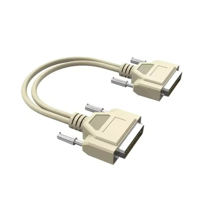 DB25 personnalisé Homme à Homme 6 FT double face cuivre RS232 câble série Tressure métallique D-SUB 25 PIN Applications informatiques de télévision automobile
