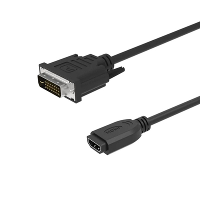 HDMI à DVI 24 + 1 câble HDMI 2.0 Cord Compatible pour le moniteur portable HDTV Caméra projecteur ordinateur portable