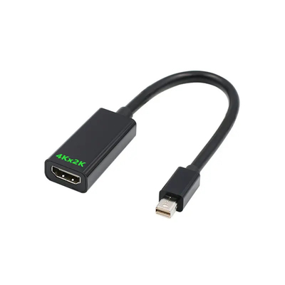Téléviseur HD de haute qualité 4K*2K Femme à Mini DP Homme Convertisseur de câble audio vidéo HDMI à Mini Displayport Adaptateur de câble pour moniteur de projecteur de bureau de portable