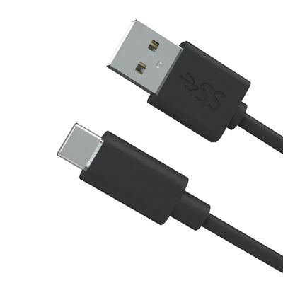 Fabrique en gros câble USB de type C 1 2 3 Un câble de charge rapide de données en PVC Jacket pour Samsung 1 m 2 m 3 m Longueur OEM Logo pour l'utilisation de l'ordinateur
