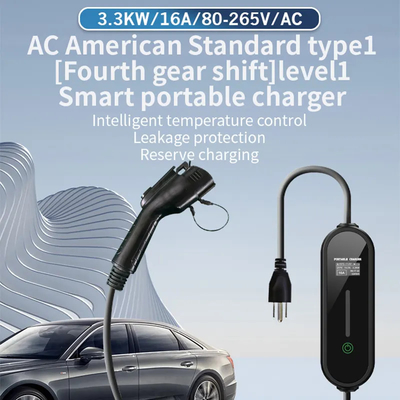 Chargeur universel de charge rapide à courant alternatif de 7 kW Chargeur de véhicule électrique domestique de nouvelle énergie pour toutes les voitures électriques Stations de charge portables