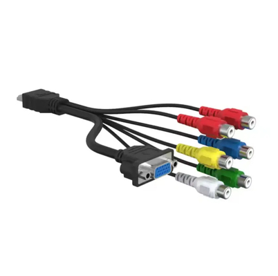 Longueur personnalisée VGA DB câble masculin numérique 6 RCA analogique PC câble vidéo TV AV adaptateur HDTV PC PC câble convertisseur d'affichage DVD