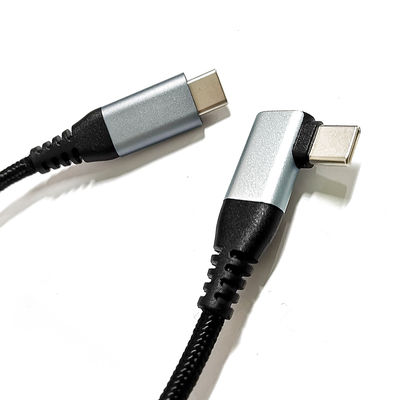 Câble électrique tressé en nylon très vendu Câble de type C à type C pour téléphone Convient pour téléphone Tablette Ordinateur Power Bank