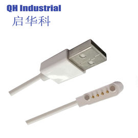 4 épingles de 2,54 mm de hauteur Noir Blanc ColotPoka Yoka LED Box TV OLED Smart Cup Amphenol Tablet Magnéte câble de fil USD Connecteur