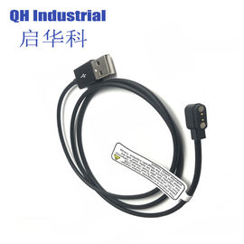 2Pin 2.84mm RoHS Standard DVD Connector Pogo Pin RoHS Standard pour le connecteur électrique de PC portable magnétique