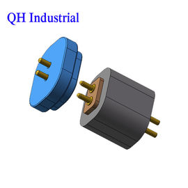 Connecteurs magnétiques à 2 broches en acier amphénol de type verticale Pogo Pin Flat Pogo Pin