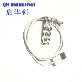 2Pin 7.6mm Pitch Cnc de précision aérospatiale à angle droit Type de charge de ressort Pin Pogo Pin Connecteurs pour USB