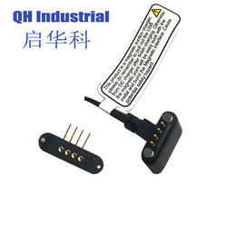 4 épingles 2,54 mm Pitch ISO RoHS REACH IDI connecteur à épingle à pogo magnétique Pérou ISO RoHS REACH Connecteur mâle Connecteur magnétique