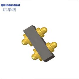 2 épingles de 4,0 mm d'envergure de 1,5 mm de hauteur Dispositif intelligent épingle magnétique à ressort USB Connecteur épingle magnétique à ressort USB