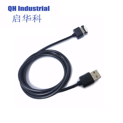 4Pin 2,54mm Pitch 1A 2A 3A mâle femelle connecteurs de câble magnétique Pogo Pin avec USB