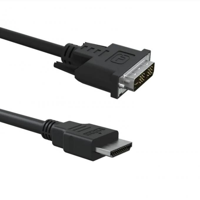 Nouveau câble de haute qualité 18+1 Connecteur Pin Pro câble DVI à HD-mi Audio et vidéo DVI câble télévision ordinateur télévision portable 1